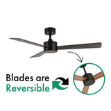 Fanco Urban-iD 52" DC Ceiling Fan with Remote | Black