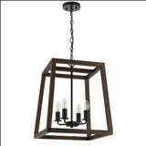 Telbix Black Dalton Pendant Light | 4 Light