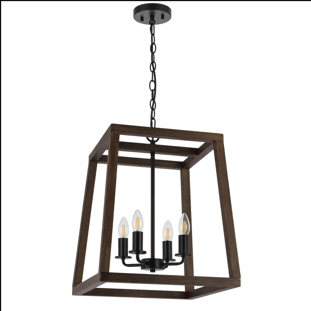 Telbix Black Dalton Pendant Light | 4 Light