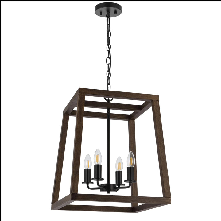 Telbix Black Dalton Pendant Light | 4 Light