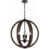 Telbix Black Vestal Pendant Light | 6 Light