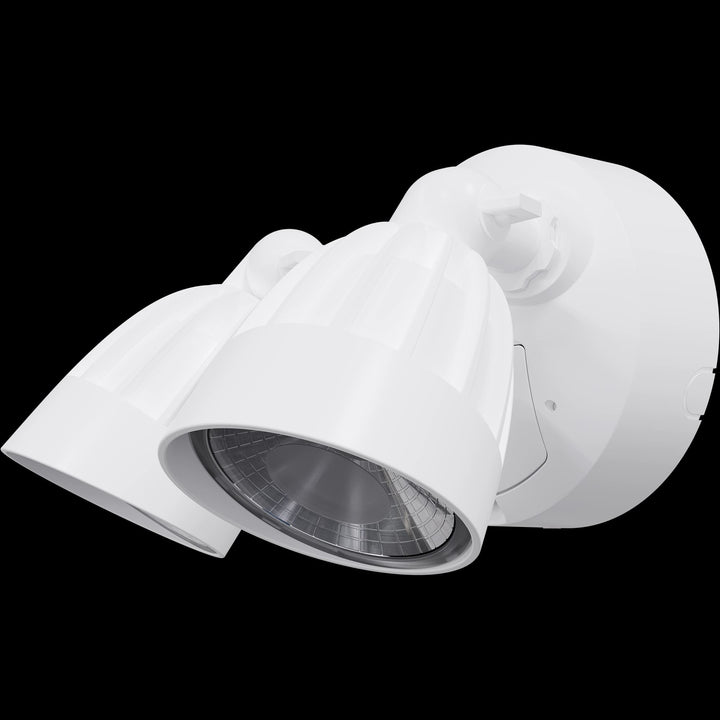 Calibo Nighthawk Double LED Spotlight With Sensor | White
