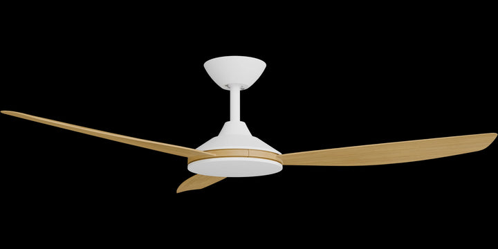 Calibo Condor 52" DC Smart Ceiling Fan with Remote Control | White and Bamboo