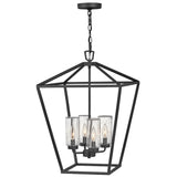 Hinkley Alford Place 4 Light Exterior Pendant | Museum Black