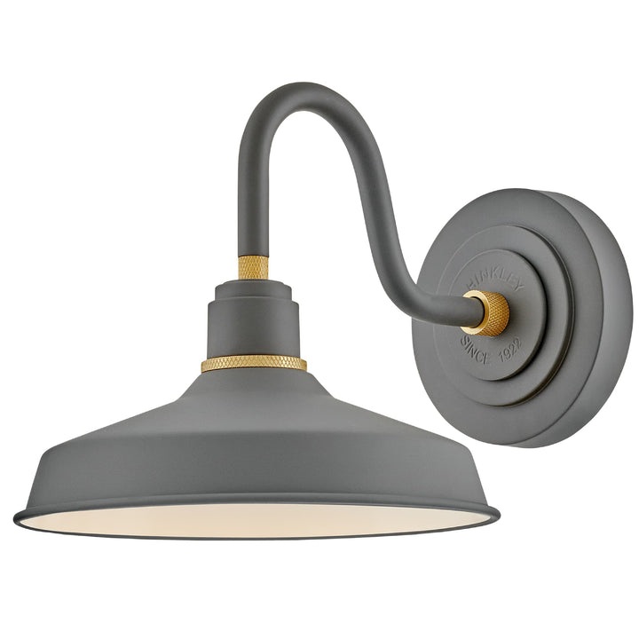 Hinkley Foundry Exterior Wall Light | Dark Matte Grey