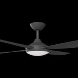 Calibo Vanga 56" DC Smart Ceiling Fan with LED Light and Remote Control | Black