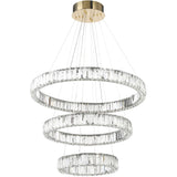 Telbix Rias 3 Tier Pendant Light | Gold