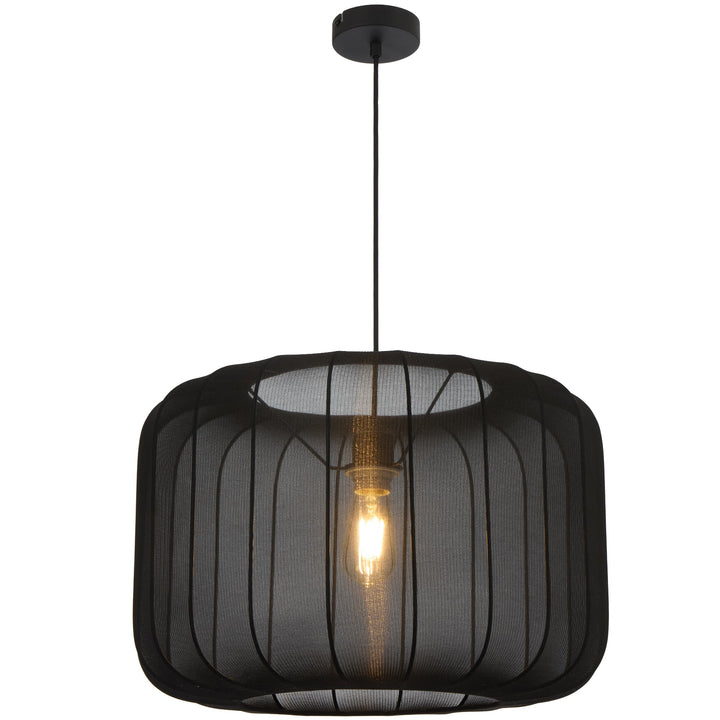 Telbix Jonsel Large Pendant Light | Black