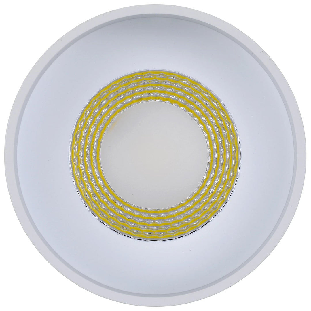 Telbix Keon White 20W Dimmable Surface Mounted LED Downlight | Cool White