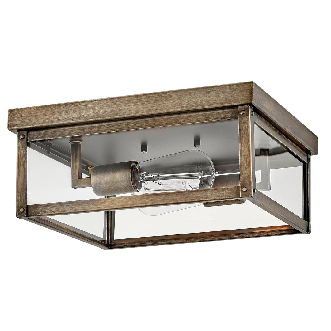 Hinkley Beckham Small Exterior Flush Mount | Burnished Bronze