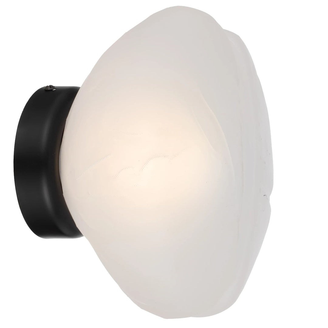 Telbix Zecca Wall Light | Black and Frost