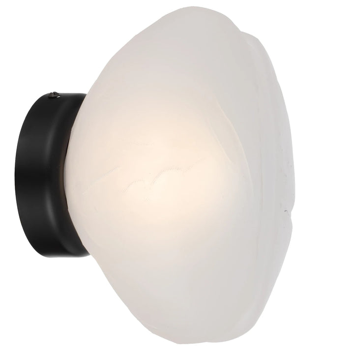 Telbix Zecca Wall Light | Black and Frost