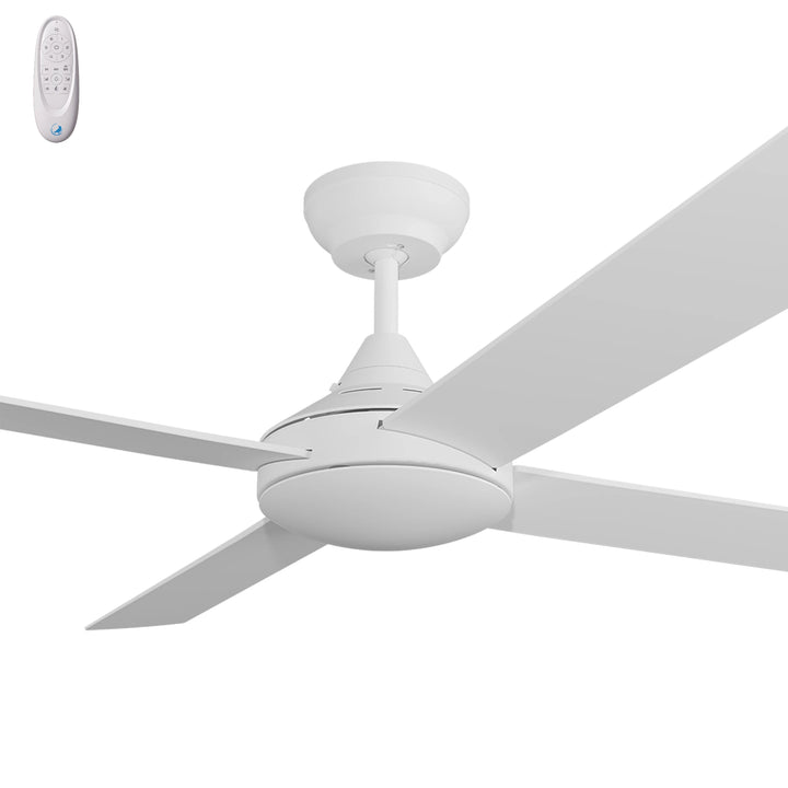 Calibo Kestrel 52" (1320mm) Indoor/Outdoor DC Ceiling Fan with Remote | White