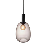 Nordlux Alton 23 Hand-Crafted Glass Oblong Pendant (E27) | Black