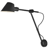 Nordlux Stay Adjustable Wall Light | Black