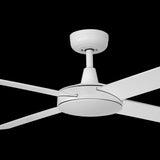 Fanco Eco Silent 52" DC Ceiling Fan with Wall Control and Remote | White