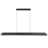 Telbix Corsa Tricolour LED Linear Pendant | Black
