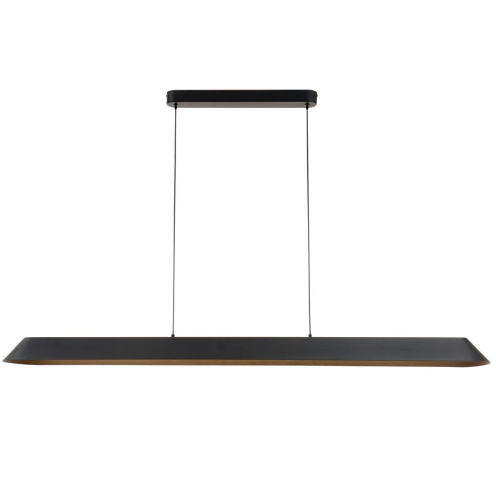 Telbix Corsa Tricolour LED Linear Pendant | Black