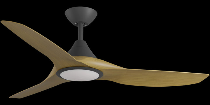 Calibo Smart CloudFan 52" (1300mm) ABS DC Ceiling Fan with 20W CCT LED Light and Remote | Black & Teak
