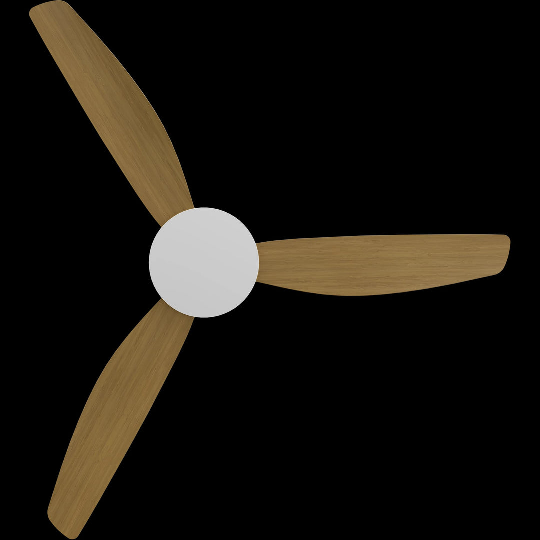 Calibo Condor 56" DC Smart Ceiling Fan with Remote Control | White and Teak