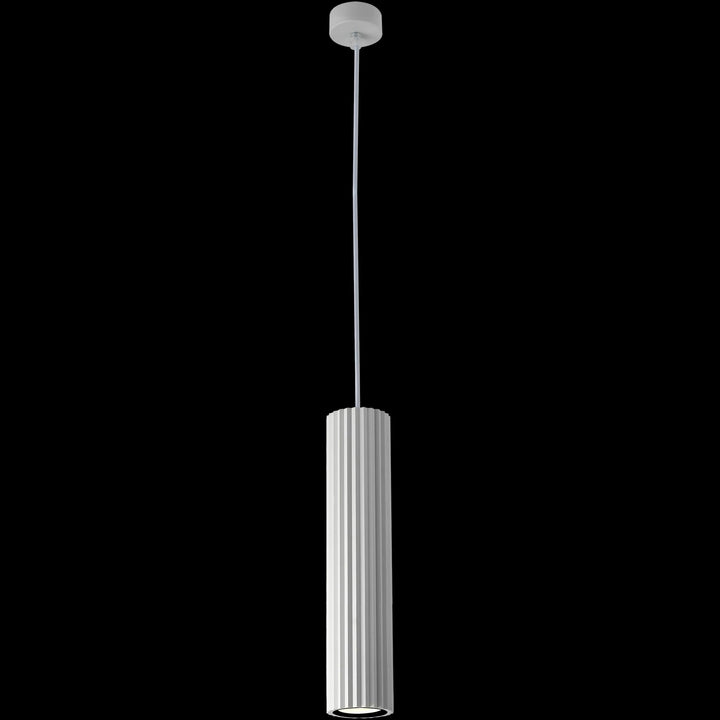 Calibo Canary Fluted 500mm Pendant | White