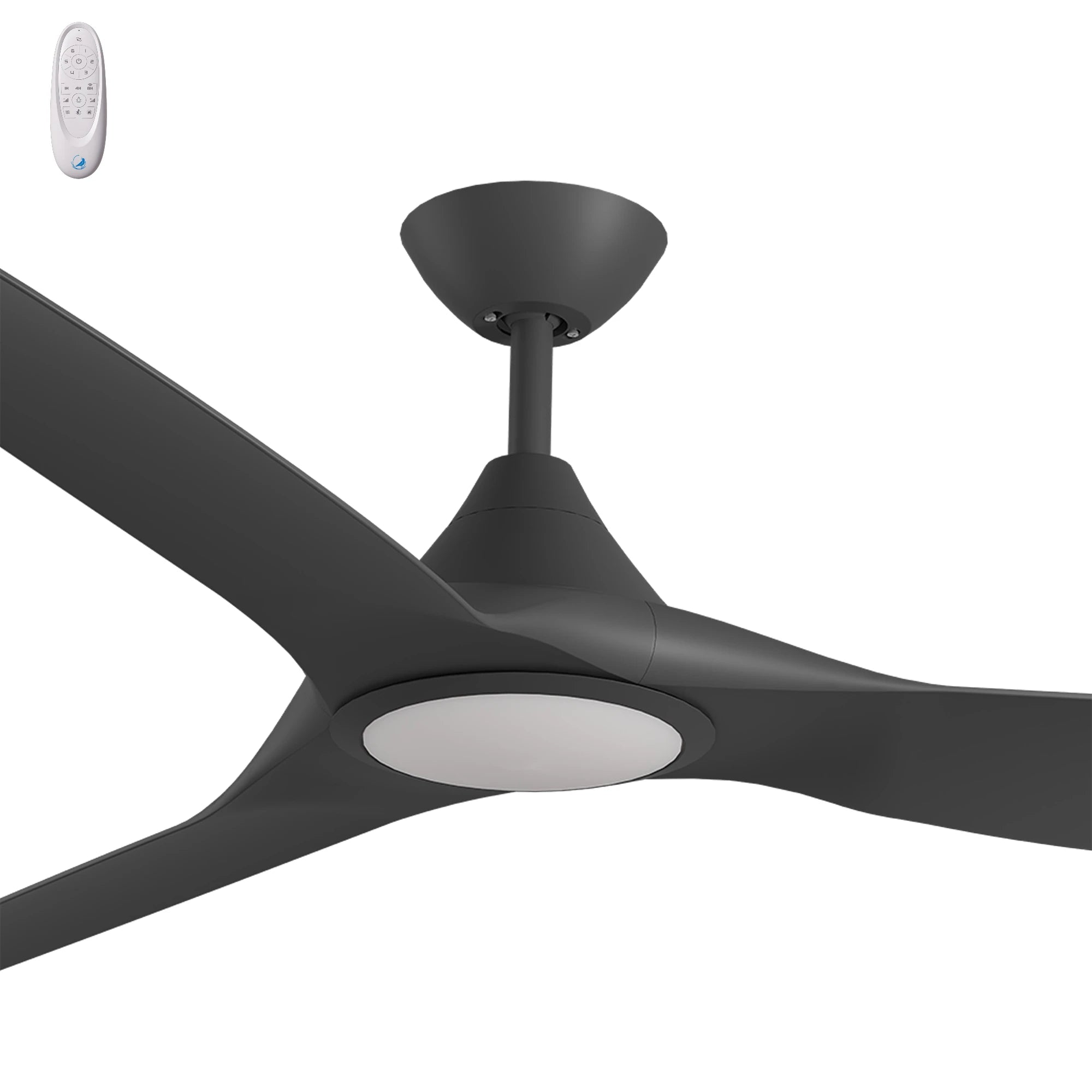 CloudFan 72" (1830mm) ABS DC Ceiling Fan with 20W CCT LED Light and Remote