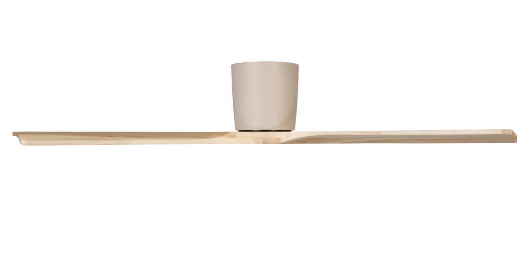 Fanco Gaia 48" DC Ceiling Fan with Remote | Natural Timber