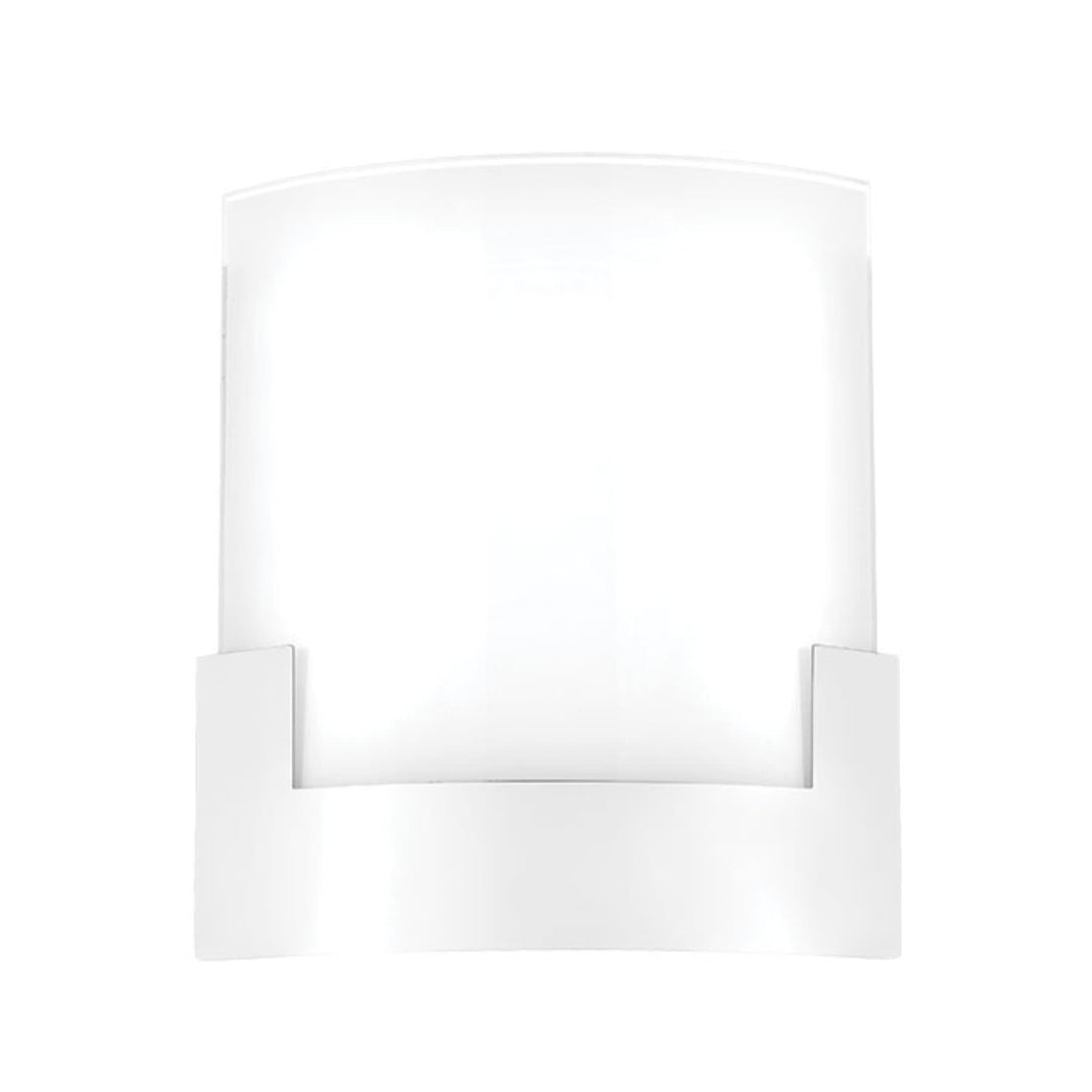 Telbix Solita Square Frosted Glass 12W CCT LED Wall Light | White