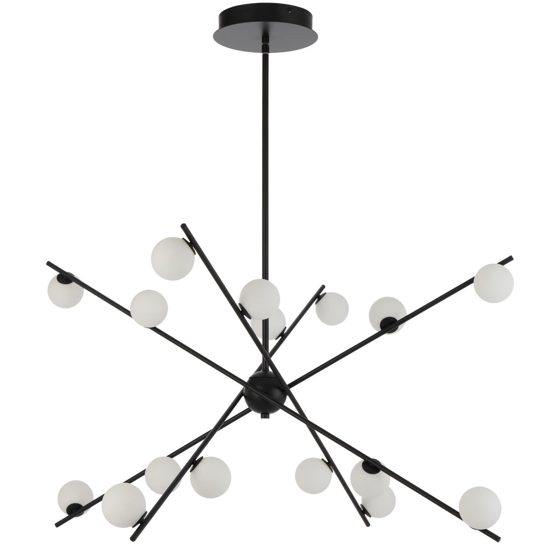 Telbix Captiva 16 Light LED Pendant | Black