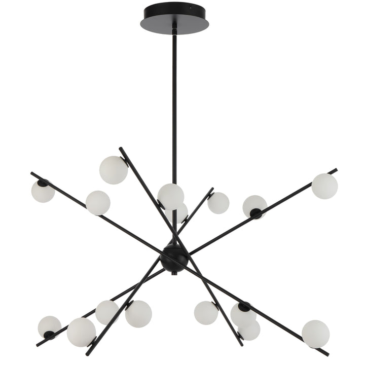 Telbix Captiva 16 Light LED Pendant | Black
