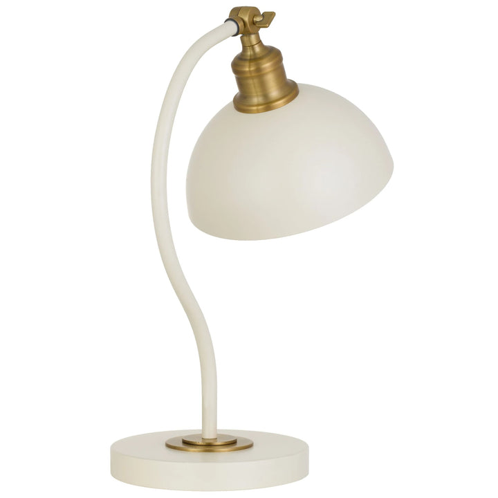 Telbix Brevik 1 Light Table Lamp | Beige