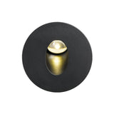 Telbix Snap Round LED Indoor Stair Light | Black