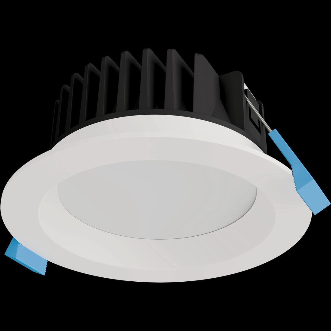 Calibo Zazu Recessed Tricolour LED Downlight with Changeable Face Plate | White