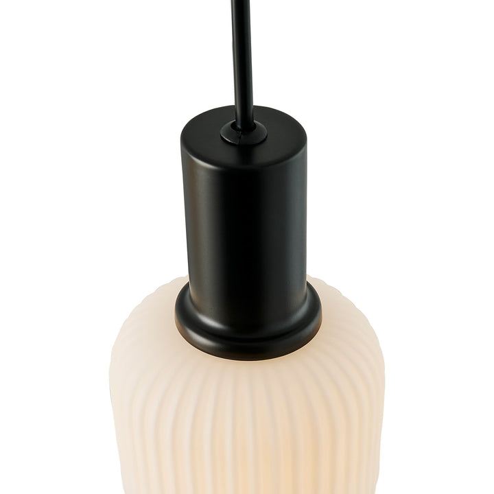 Nordlux Milford Mini 3 Light Rail Pendant | Black