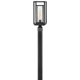 Hinkley Republic Medium Outdoor Lantern Post Light | Black