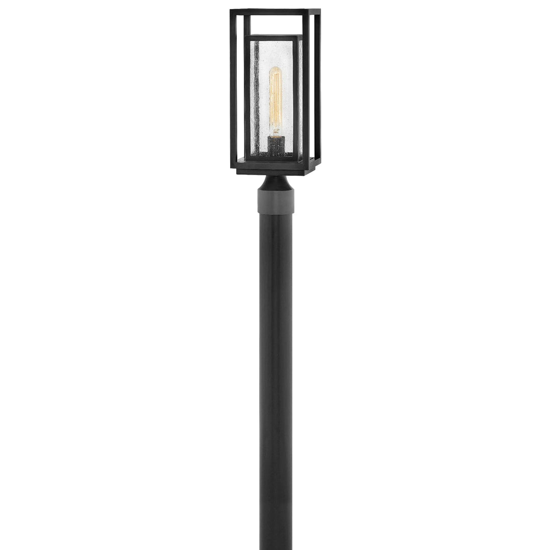 Hinkley Republic Medium Outdoor Lantern Post Light | Black