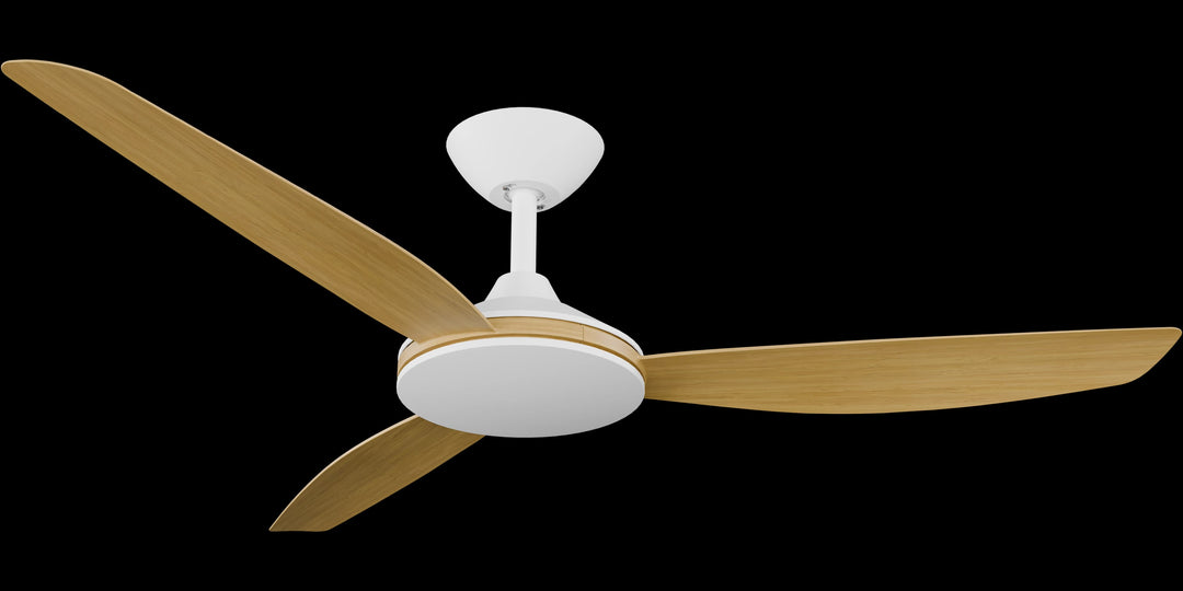 Calibo Condor 52" DC Smart Ceiling Fan with Remote Control | White and Bamboo