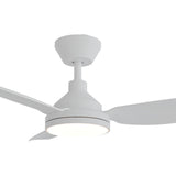 Calibo Sora 48" DC Ceiling Fan with LED Light, Wall Control and Remote | White