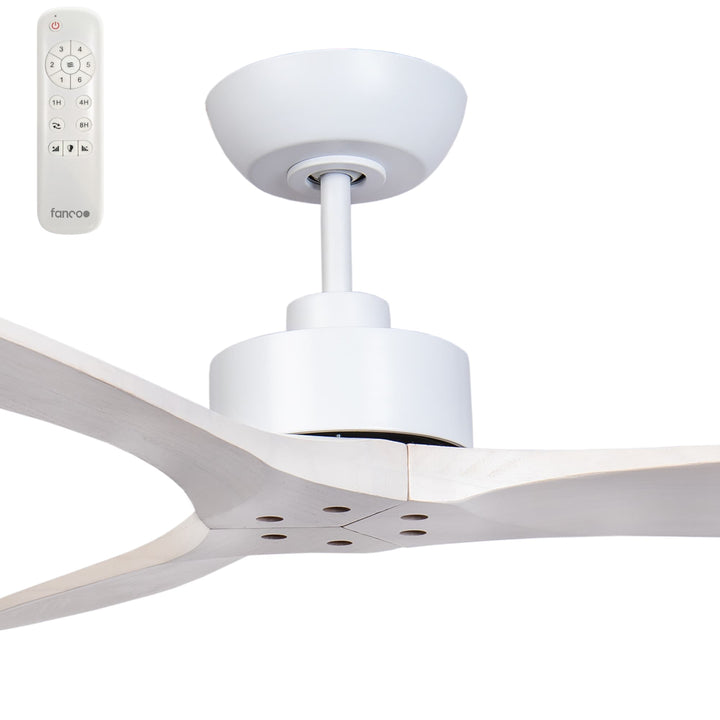 Fanco Wynd 54" DC Ceiling Fan with Remote | White