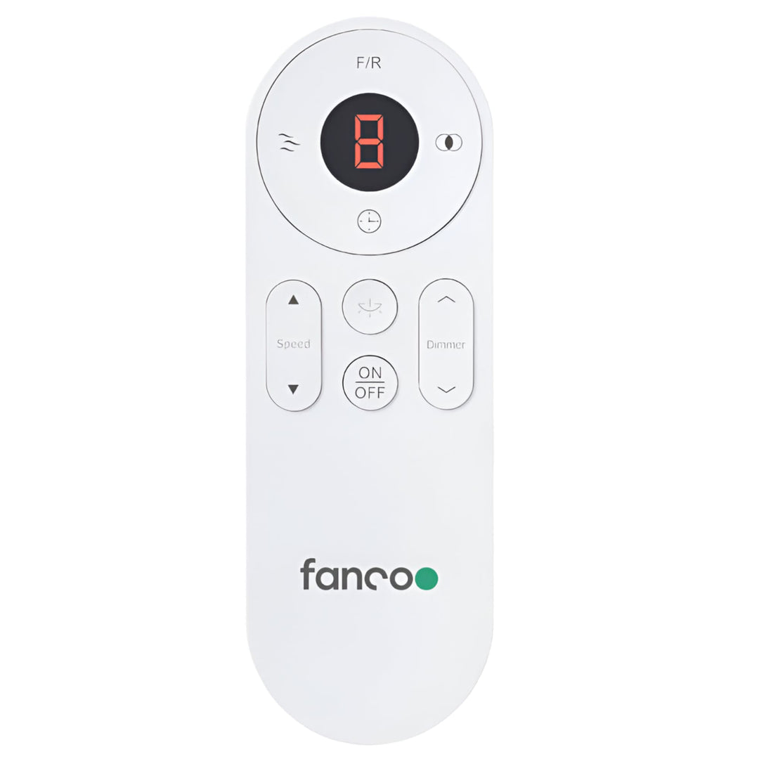 Fanco Infinity-iD 54" Smart DC Ceiling Fan with TriControl | White
