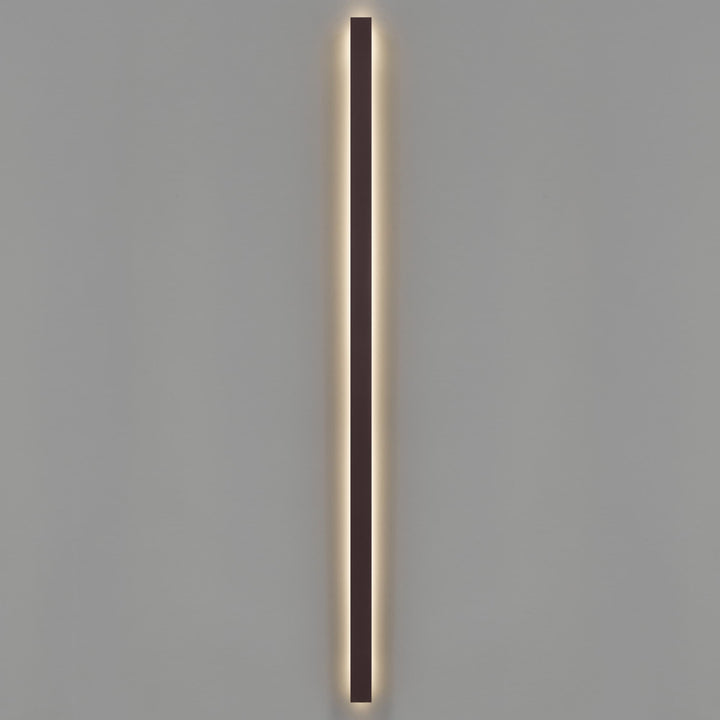 Telbix Ebiza Tall Slimline Tricolour LED Exterior Wall Light | Rust