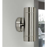 Riva 2 LED Up/Down 304 Stainless Steel Exterior IP44 Wall Light | 2 Light