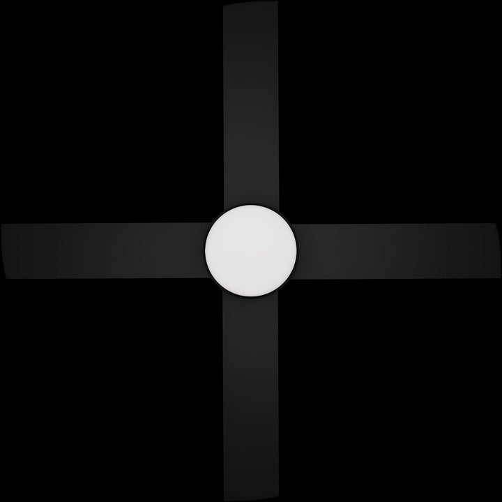 Calibo Breeze Silent 48" (1220mm) ABS Energy Efficient DC Ceiling Fan with 24W LED Light and Remote | Black