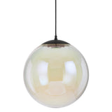 Telbix Aurora Dimmable LED Round Rainbow Glass Pendant | Large