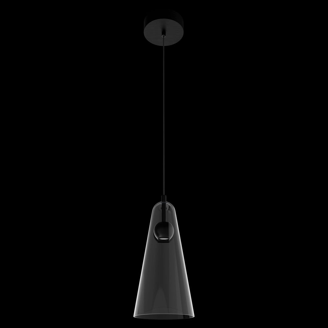 Calibo Skua Artisan Glass Tricolour LED Pendant | Black