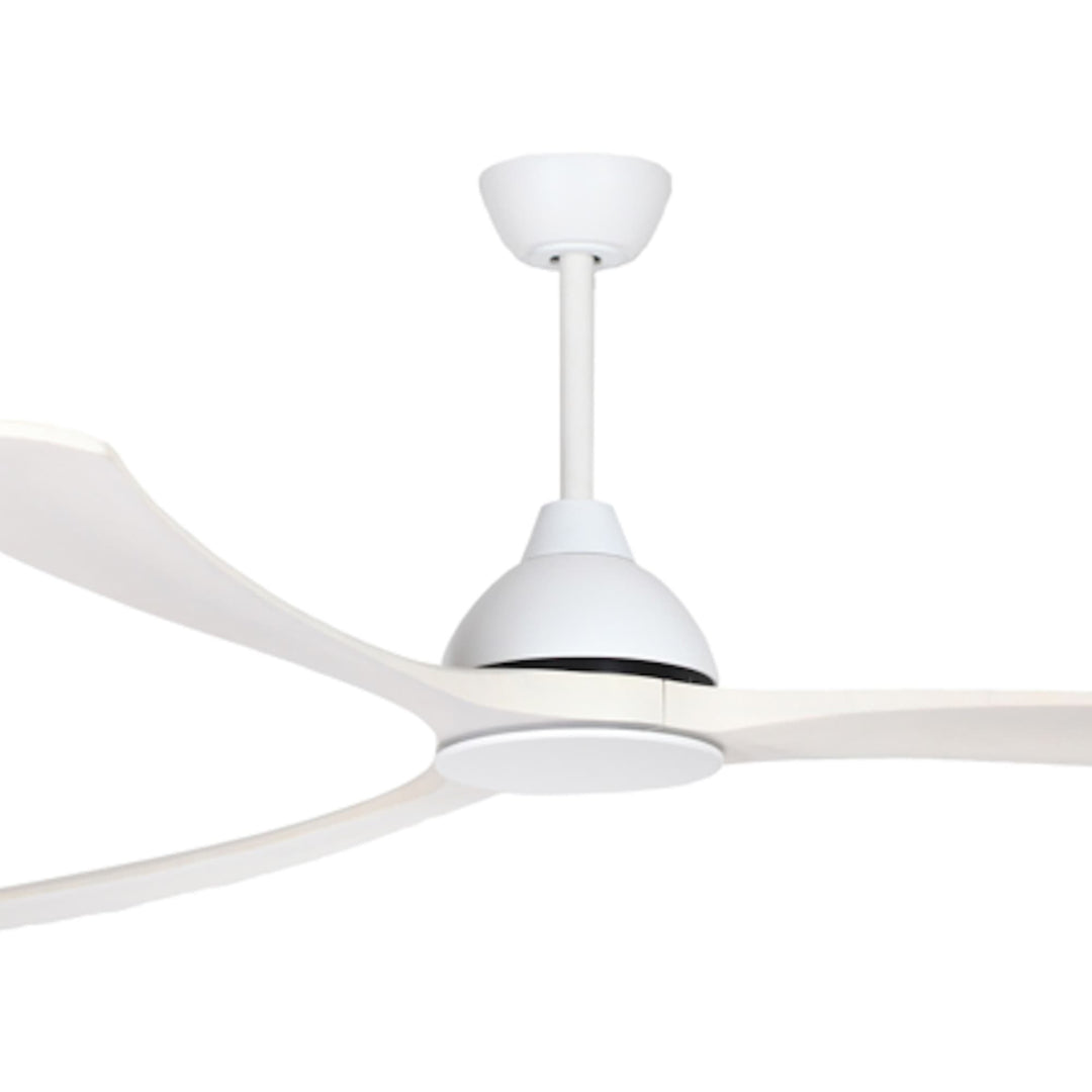 Fanco Sanctuary Oversized 92" Commercial DC Ceiling Fan with Remote for Large Indoor/Outdoor Areas | White/Whitewash