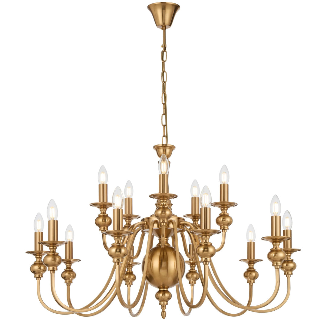 Telbix Siedel 15-Light Pendant | Copper