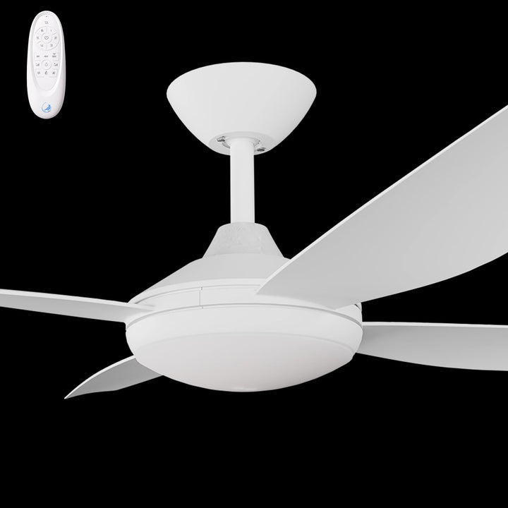 Calibo Vanga 48" DC Smart Ceiling Fan with LED Light and Remote Control | White
