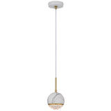 Telbix Oneta 1 Light Pendant | White