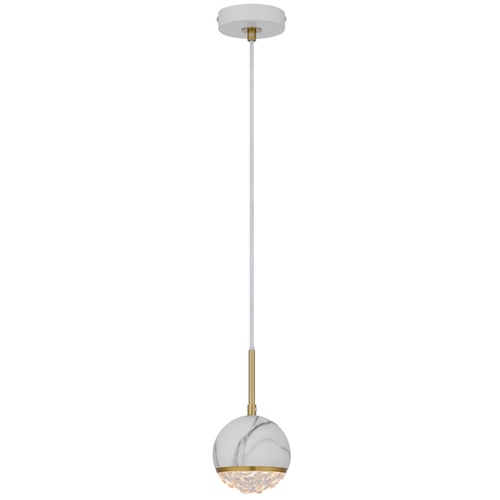 Telbix Oneta 1 Light Pendant | White